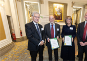 Professor Keith Rix and Alison Somek awarded Honorary Fellowship of the EWI